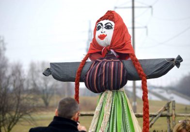 Šiauliai atsisveikina su žiema Baisiai gražių Morių išlydėtuvėse