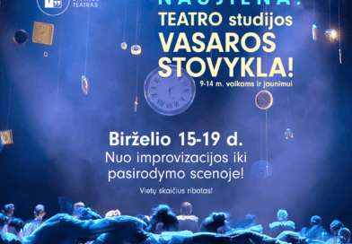 Pirmą kartą teatre organizuojama vasaros stovykla vaikams