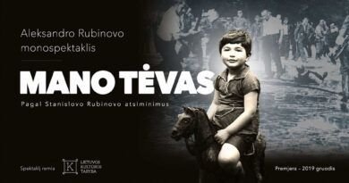  Šiaulių „Polifonijoje“ – didysis spektaklis “Mano tėvas”!
