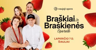 Smagi operetė „Braškiai ir Braškienės“ atvyksta į Šiaulius!