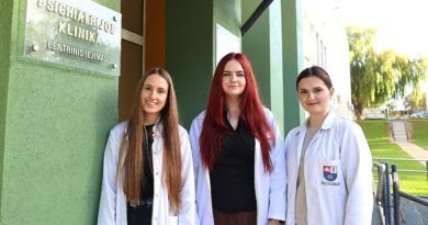 Būsimos psichiatrės patirties semiasi Šiauliuose ir džiaugiasi galimybe išeiti iš komforto zonos