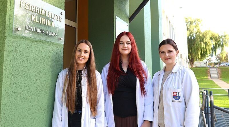 Būsimos psichiatrės patirties semiasi Šiauliuose ir džiaugiasi galimybe išeiti iš komforto zonos