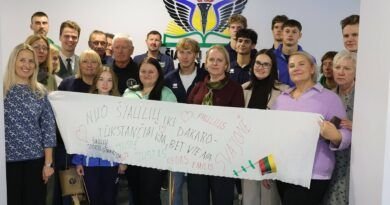 Šiauliai išlydėjo jaunuosius olimpiečius į istorines jaunimo olimpines žaidynes Dakare