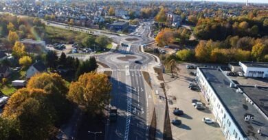 Vilniaus gatvėje įrengtos dvi žiedinės sankryžos